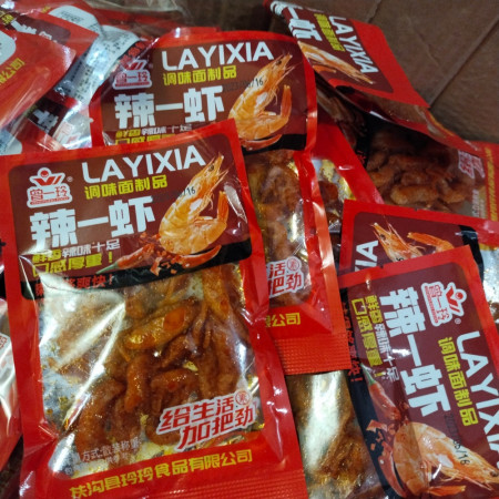 Layixia Соевые креветки мелкие с перцем