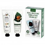 JIGOTT набор кремов Real Moisture Hand&Foot Cream Set