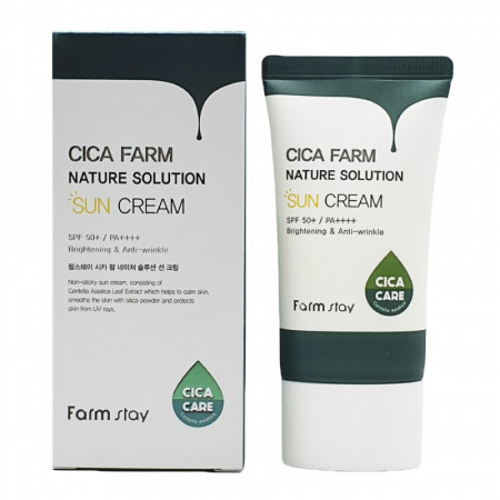 Farmstay Cica Farm Солнцезащитный крем SPF50+, 50гр Farmstay Cica Farm Солнцезащитный крем SPF50+, 50гр